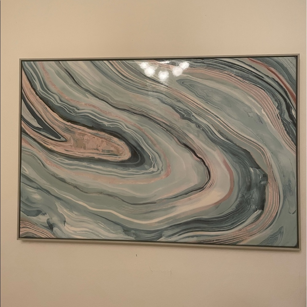 abstract framed art